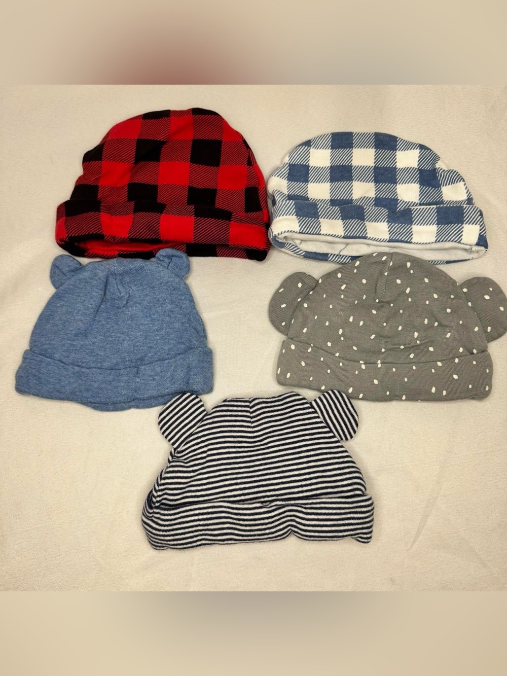 Five Baby Hats